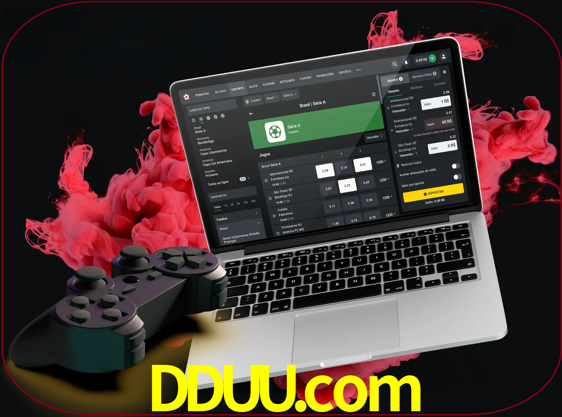 Visite a secção especial de jogos de vídeo em dduu para descobrir em que jogos pode apostar e ganhar muito dinheiro.