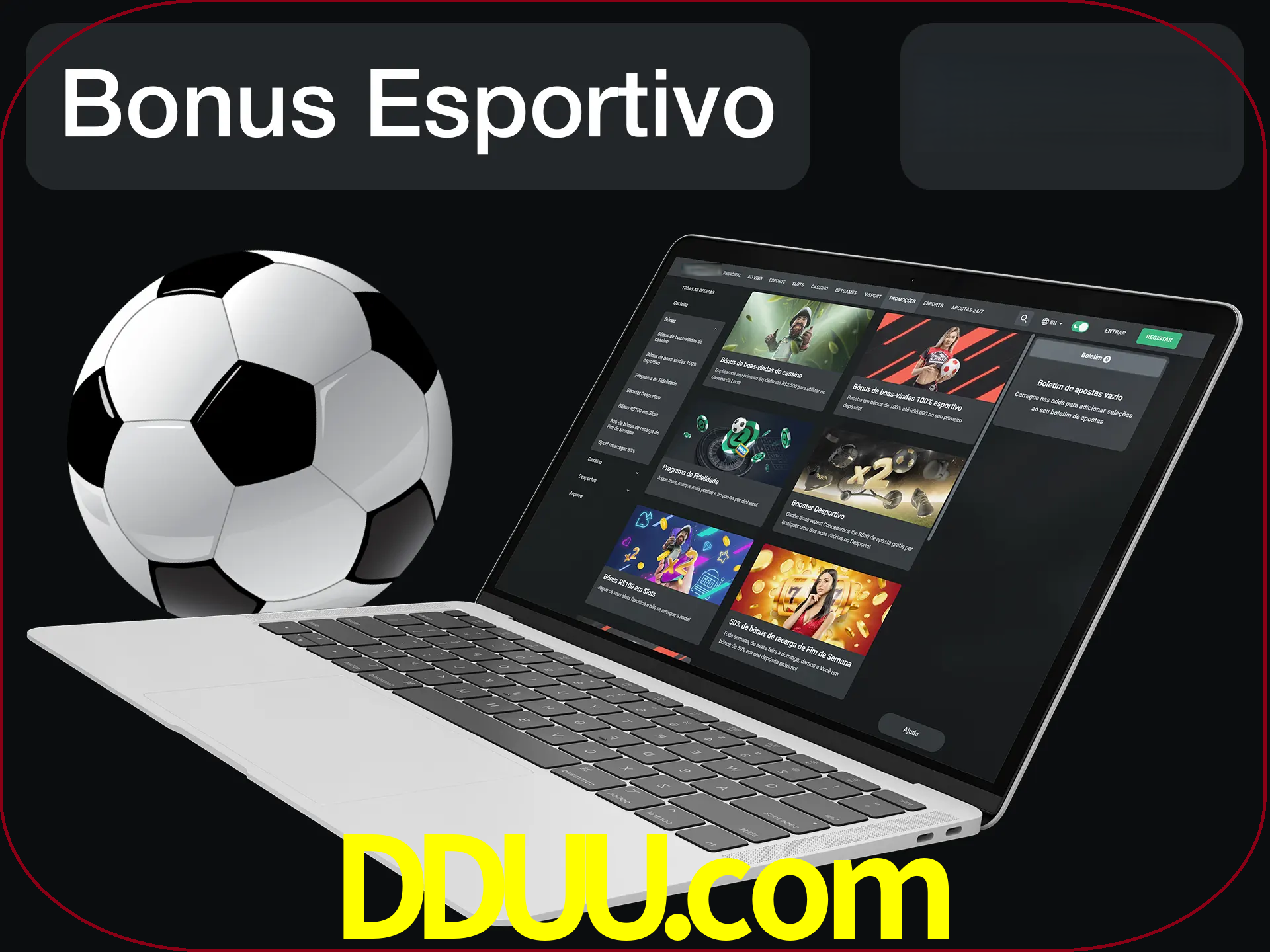Antes de começar a apostar, use o bônus esportivo.